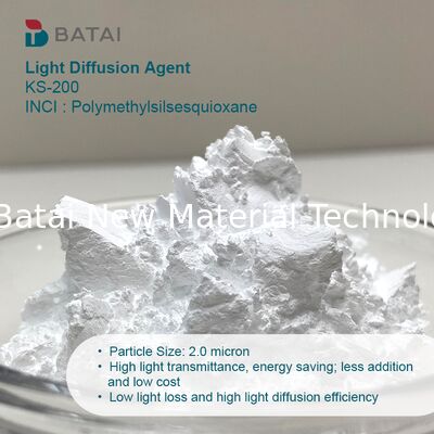 工業級の光拡散剤KS-200: 優れた光均一性のために>92%高い伝播率を達成する