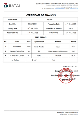 KS-200 光拡散剤:高伝播度,低霧度